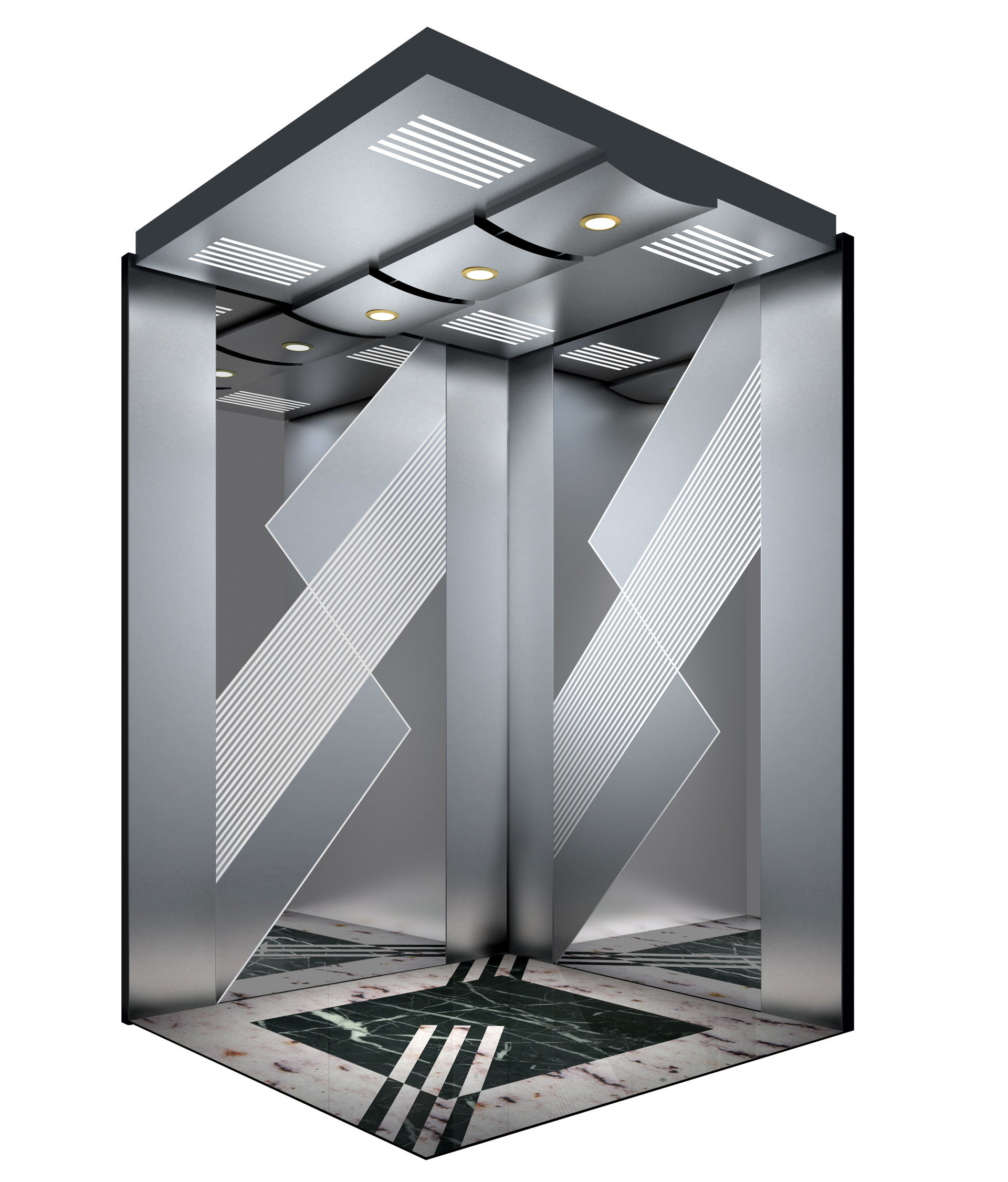 High end commercial passenger elevator